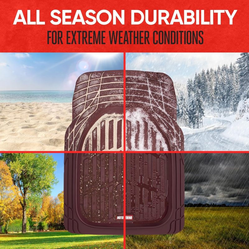 Motor Trend Flextough Floor Mats For Cars - Image 5