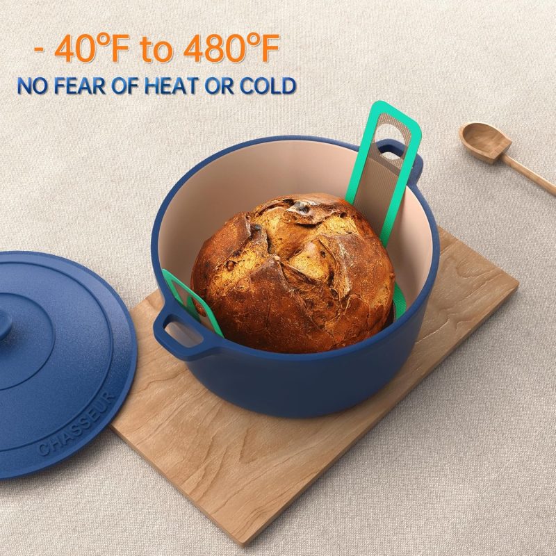 Guydremat Bread Sling - Perfect Silicone Baking Mat For Sourdough Bread Baking – Superior Cast In Iron Dutch Oven Liner - Image 6