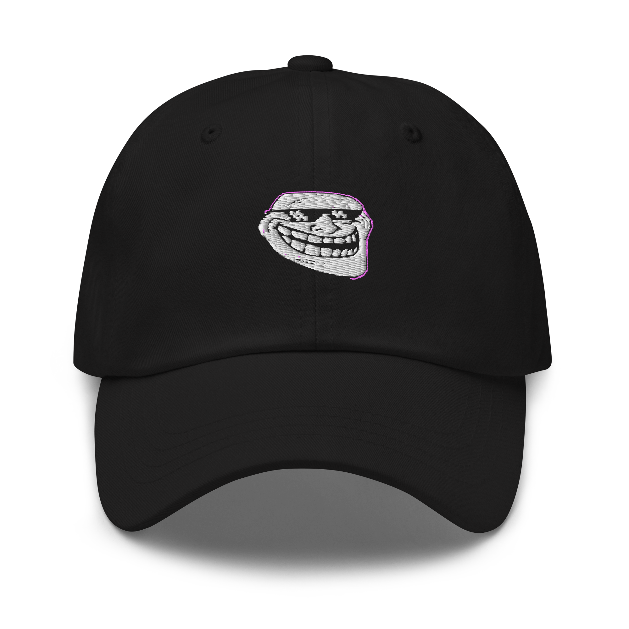 classic-dad-hat-black-front-6902075491b0c $TROLL Dad Hat V1 - Image 1