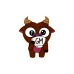 $PEPO "GM" Bubble-Free Stickers - Durable, High-Quality Vinyl Decals - Image 4