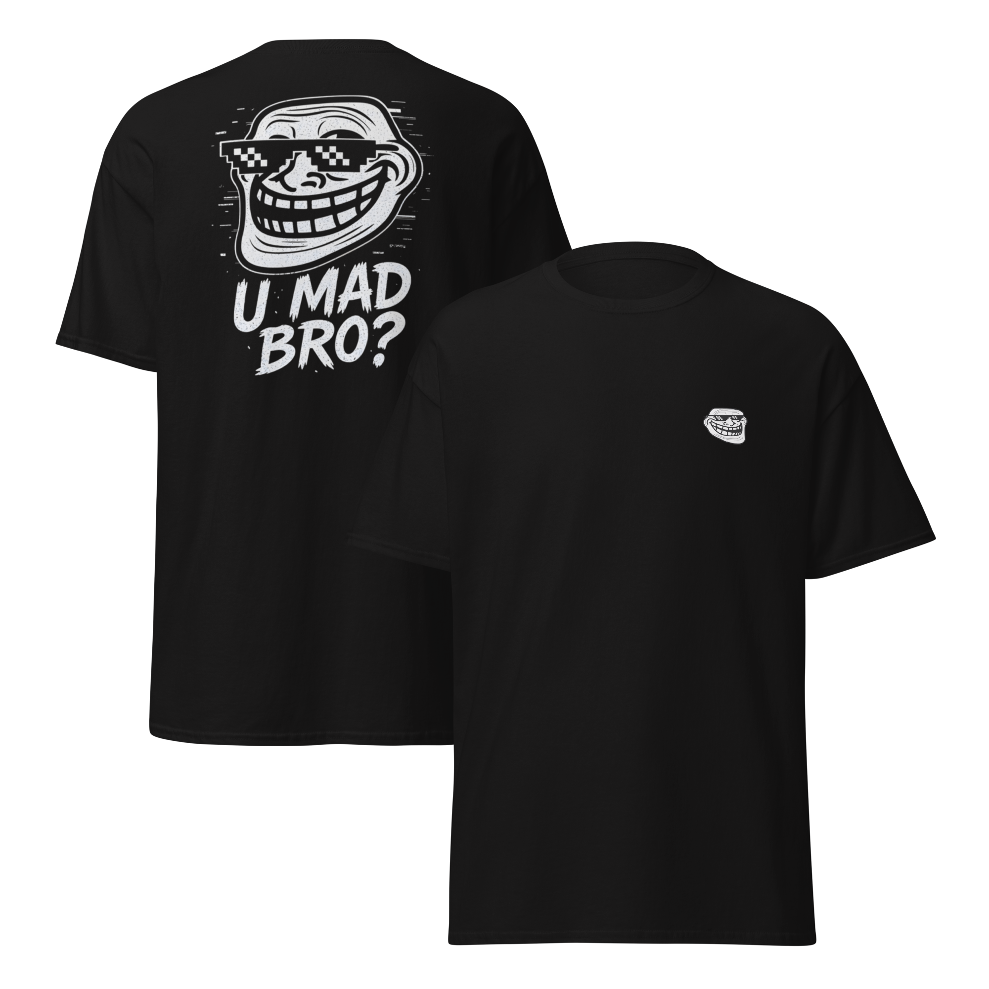 unisex-classic-tee-black-front-and-back-6901fc9616fe4 $TROLL Unisex Classic Tee V1 - Image 1