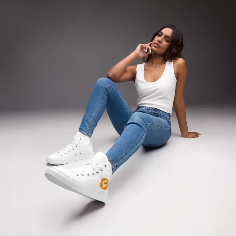 $DMP Women's High-Top Canvas Shoes - Stylish & Comfortable Sneakers - Image 7