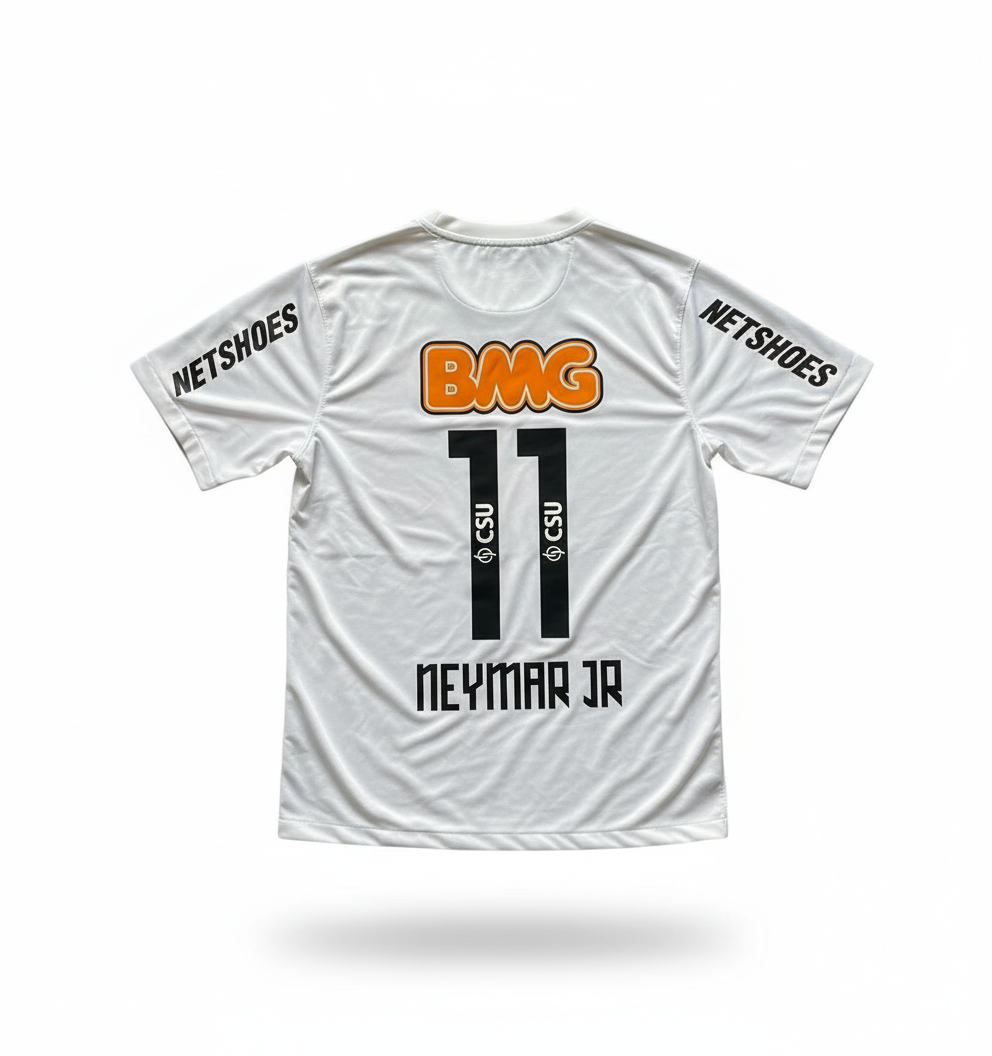 enhanced-image Santos FC Football Soccer Shirt 2011 Home Kit - Neymar Jr - Image 1